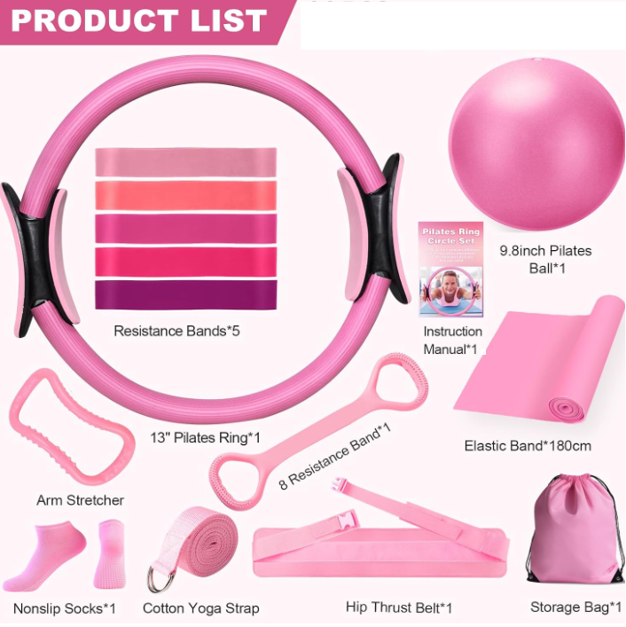 13-Piece Yoga & Pilates Training Set